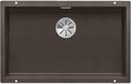Мойка Blanco SUBLINE 700-U SILGRANIT отводная арматура InFino® кофе