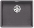 Мойка Blanco SUBLINE 500-F отводная арматура InFino® темная скала