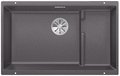Мойка Blanco SUBLINE 700-U Level SILGRANIT отводная арматура InFino® темная скала