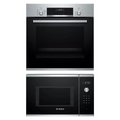 Bosch (духовой шкаф HBJ558YS3Q + микроволновая печь BEL554MS0)