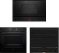 Bosch (духовой шкаф HSG856XC7 + варочная панель PXY675DC1E + микроволновая печь BFL9221B1)