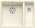Мойка Blanco SUBLINE 350/150-U керамика отводная арматура InFino® глянцевая магнолия Мойка Blanco SUBLINE 350/150-U керамика отводная арматура InFino® глянцевая магнолия