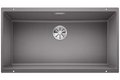 Мойка Blanco SUBLINE 800-U отводная арматура InFino® алюметаллик