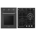 KRONA (духовой шкаф STRETTO 45 BL + варочная панель CORNIOLA 45 BL)