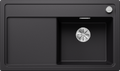 Мойка BLANCO ZENAR 45 S Silgranit черный, клапан-автомат