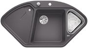 Мойка Blanco DELTA II SILGRANIT клапан-автомат InFino® темная скала фото в Тюмени
