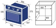 Духовой шкаф электрический Zigmund Shtain E 149 W фото 2 в Тюмени