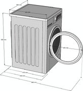 Стирально-сушильная машина Korting KWD 48IT1496 фото 3 в Тюмени