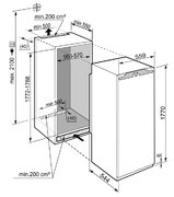 Встраиваемый холодильник Liebherr IKBP 3550 Premium фото 4 в Тюмени
