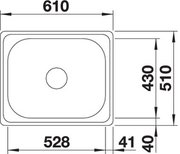 Мойка Blanco PLENTA 6 нержавеющая сталь фото 3 в Тюмени