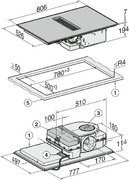 Варочная панель с вытяжкой Miele KMDA 7272 FR-U фото 4 в Тюмени