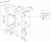 Встраиваемый холодильник Kuppersbusch FKGF 9855.0i фото 2 в Тюмени