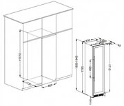 Винный шкаф Meyvel MV106-KST2 Узкий (Slim) фото 4 в Тюмени