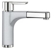 Смеситель Бланко Pylos-S chrome/Silgranit белый фото в Тюмени Смеситель Blanco Pylos-S chrome/Silgranit белый фото в Тюмени