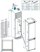 Встраиваемый холодильник Jacky`s JR BW1770MN фото 3 в Тюмени