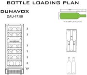 Винный шкаф Dunavox DAU-17.58DB фото 4 в Тюмени