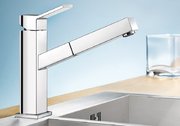 Смеситель Бланко Quadris-S нержавеющая сталь матовая фото 3 в Тюмени Смеситель Blanco Quadris-S нержавеющая сталь матовая фото 3 в Тюмени