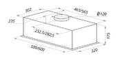 Кухонная вытяжка MAUNFELD Crosby Push 50 белый фото 2 в Тюмени