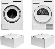 Asko Classic 12 (стиральная машина W2086C.W/3 + сушильная машина T208H.W + напольный ящик HPS5323W (2 шт))
