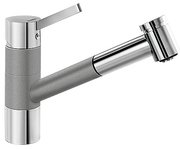 Смеситель Бланко Tivo-S chrome/Silgranit алюметаллик фото в Тюмени Смеситель Blanco Tivo-S chrome/Silgranit алюметаллик фото в Тюмени