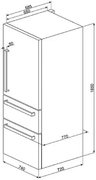 Холодильник SMEG FT41BXE фото 3 в Тюмени