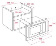 Встраиваемая микроволновая печь Teka ML 8200 BIS NIGHT RIVER BLACK фото 2 в Тюмени