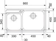 Мойка Franke GAX 620 нержавеющая сталь фото 3 в Тюмени