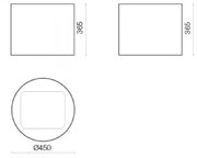 Вытяжка Falmec Eolo isola 45 (450) (с системой E.ion) ECP black фото 3 в Тюмени
