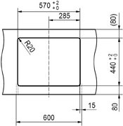 Мойка Franke BCX 110-55 TL сталь фото 4 в Тюмени