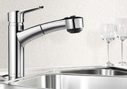 Смеситель Бланко MERKUR-S нержавеющая сталь фото 3 в Тюмени Смеситель Blanco MERKUR-S нержавеющая сталь фото 3 в Тюмени