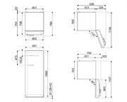 Холодильник Smeg FAB28RPK5 фото 2 в Тюмени