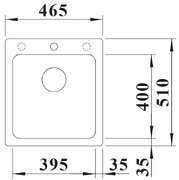 Мойка BLANCO NAYA 45 Silgranit темная скала фото 3 в Тюмени