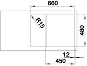 Мойка BLANCO ZIA 45 S Compact Silgranit антрацит фото 3 в Тюмени