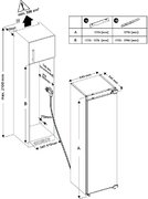 Встраиваемый холодильник Schaub Lorenz SLS E310WE фото 4 в Тюмени