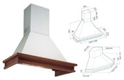 Вытяжка Falmec Tempo Antico 120 (600) S орех фото 2 в Тюмени