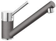 Смеситель Бланко Antas chrome/Silgranit темная скала фото в Тюмени Смеситель Blanco Antas chrome/Silgranit темная скала фото в Тюмени