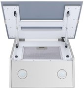 Вытяжка Maunfeld MERSEY 50 Inox Glass white фото 4 в Тюмени