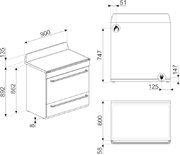 Варочный центр Smeg TR90X фото 2 в Тюмени