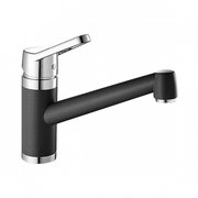 Смеситель Blanco ACTIS Сочетание материалов хром/керамика черный фото в Тюмени