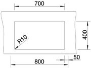 Мойка BLANCO CLARON 700-U нержавеющая сталь Durinox фото 4 в Тюмени