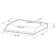 Вытяжка KRONA OLIVIA 600 white PB фото 2 в Тюмени
