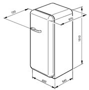 Холодильник Smeg CVB20RO фото 4 в Тюмени
