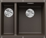 Мойка BLANCO SUBLINE 340/160-U Silgranit кофе, чаша справа Мойка BLANCO SUBLINE 340/160-U Silgranit кофе, чаша справа