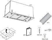 Встраиваемая вытяжка Pando EVO/580.11 INOX V.850 SEC фото 3 в Тюмени