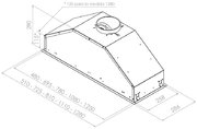Встраиваемая вытяжка Pando GTI/725 INOX V.1050 ECO SEC PLUS фото 4 в Тюмени