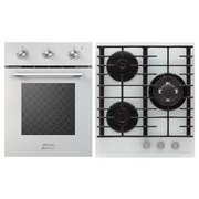 KRONA (духовой шкаф STRETTO 45 WH + варочная панель HAGEL 45 WH W)