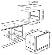 Духовой шкаф Smeg SF750AO фото 2 в Тюмени