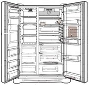 Холодильник Smeg SBS800A1 фото 3 в Тюмени