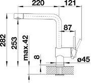 Смеситель Бланко LINUS 526149 Silgranit черный фото 3 в Тюмени Смеситель Blanco LINUS 526149 Silgranit черный фото 3 в Тюмени