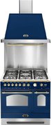 Вытяжка Lofra DOLCEVITA 90 BLUE & BRASS фото 4 в Тюмени